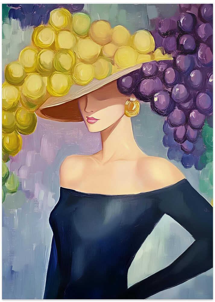Woman With Grapes