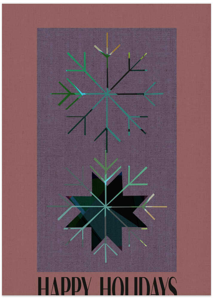 Festive Fir & Snowflakes Holiday