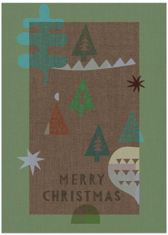 Abstract Forest Christmas