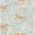 Zebra animal print soft chalky colors pattern