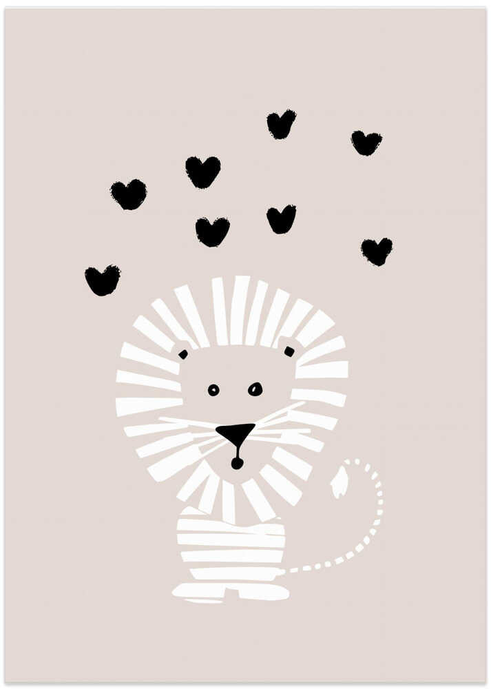 Cool lion neutral colors