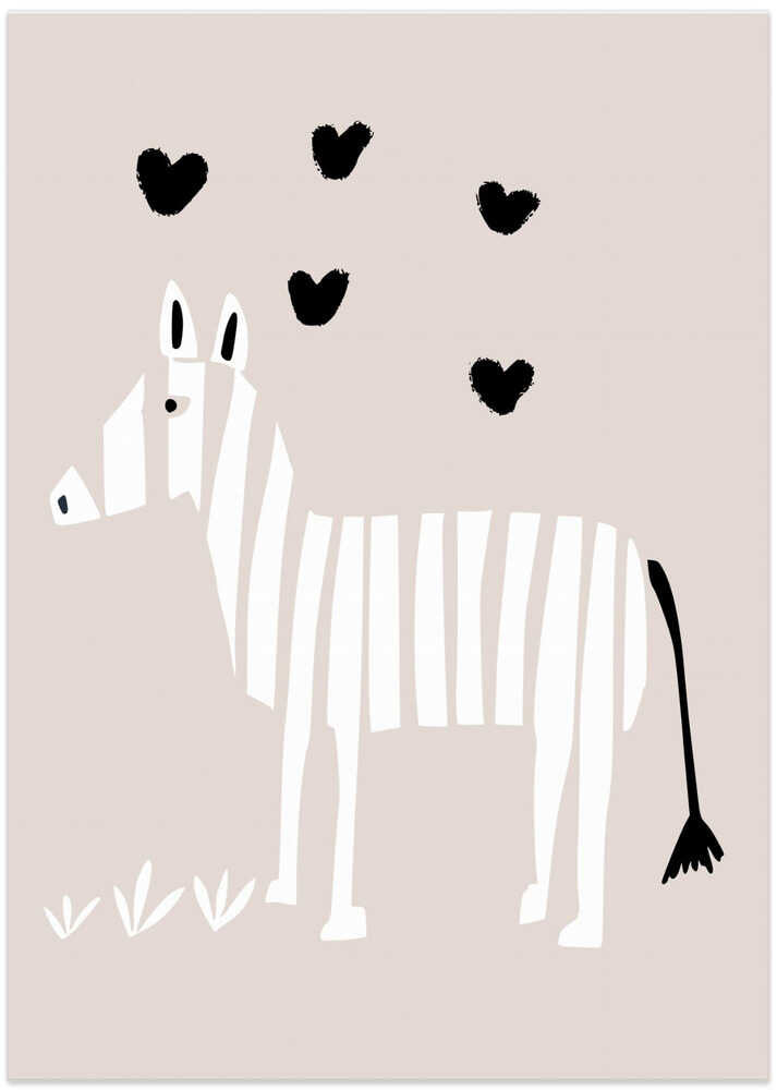 Cool zebra neutral colors