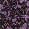Romantic Pattern Dark Violet Charcoal