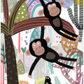 Monkey and Toucan Jungle Friends