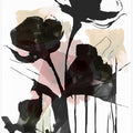 Black Floral Study No.1