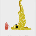 Yoga Dogs - yoga is self-control craving for coffee