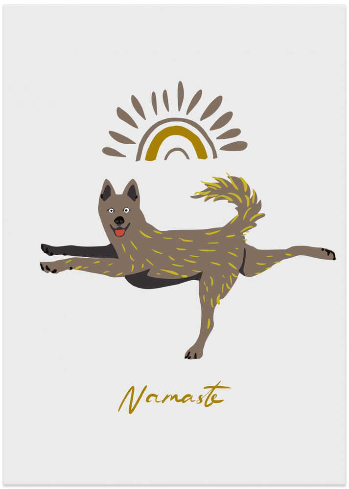 Yoga Dogs -  Namaste