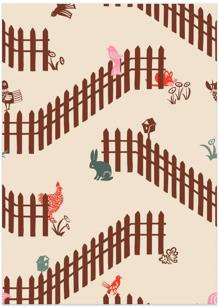 Garden view pattern