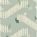 Garden view green shades pattern