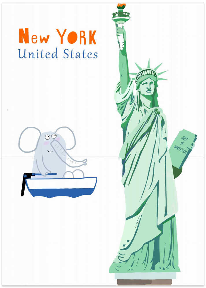 "LANDMARK25" Statue of Liberty, New York. USA