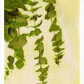 Green Gold Leafy Abstraction