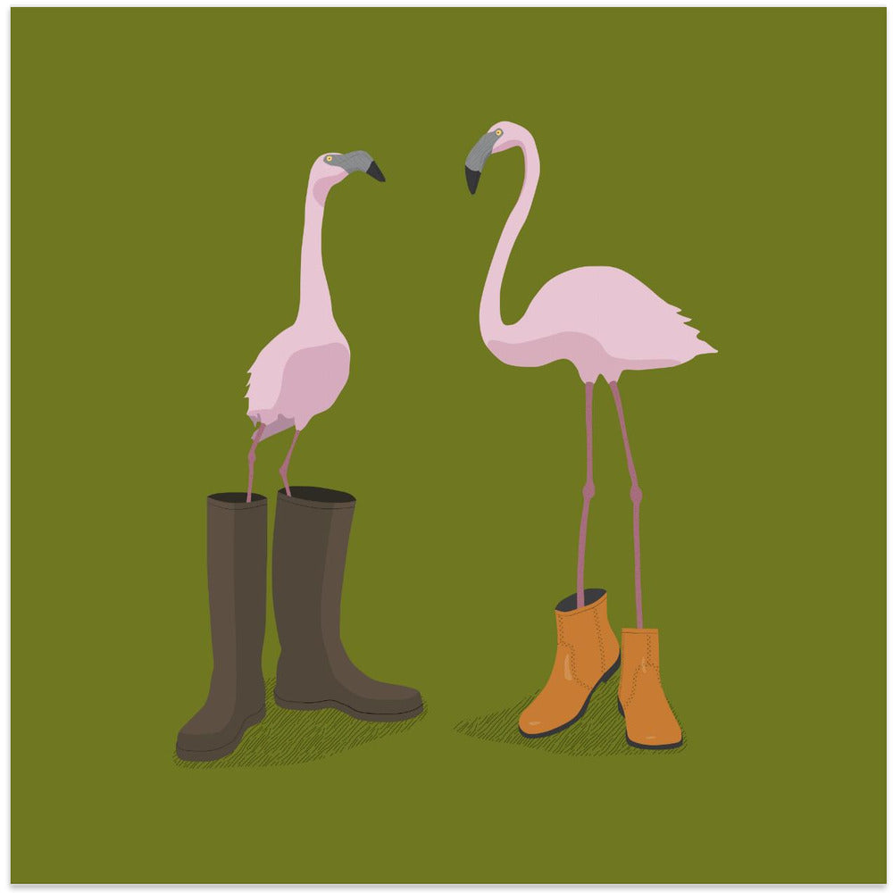 Fashion Flamingos
