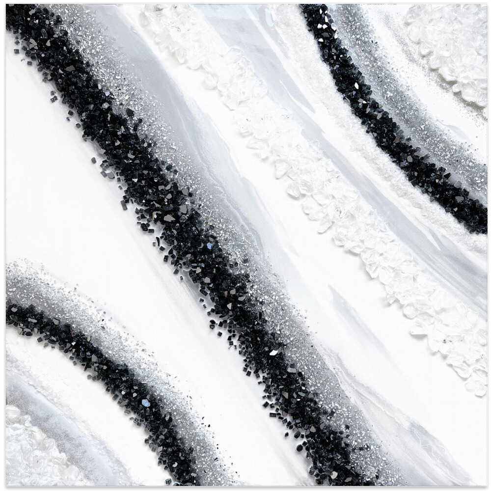 Black and White Geode