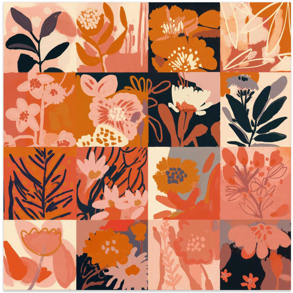 Floral Mosaic Dreams