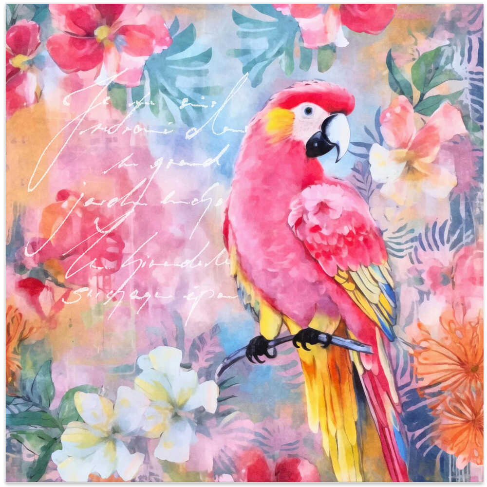 Parrots Pink Paradise