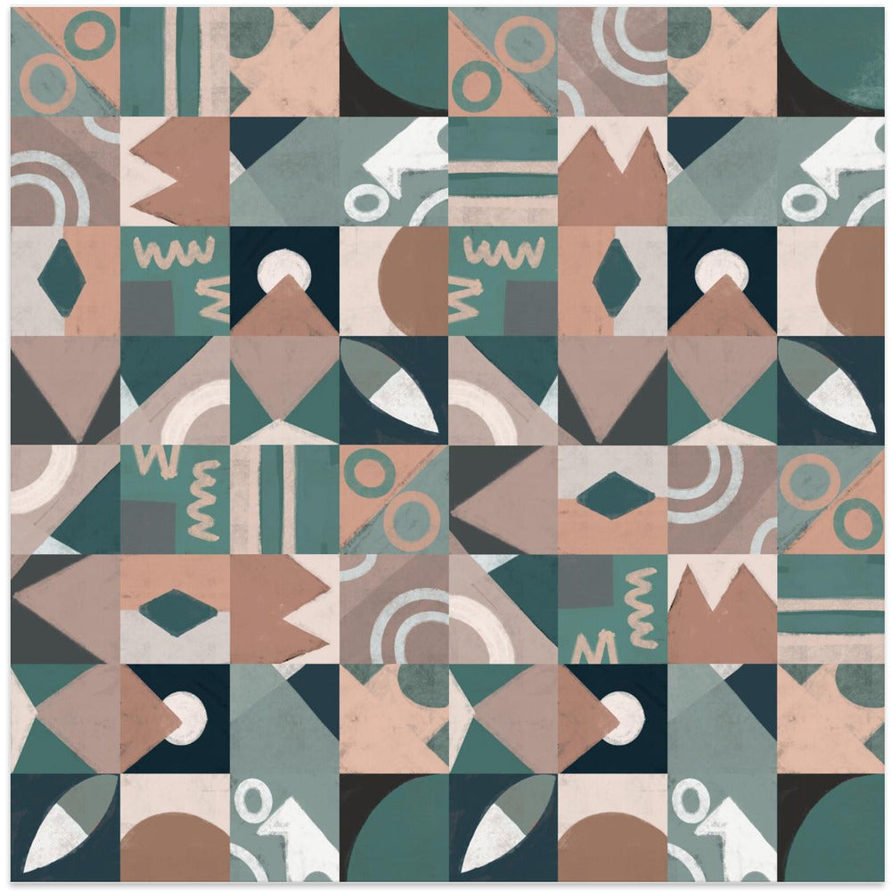 The Mid Century Grid Pattern