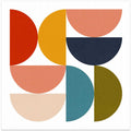 Mid Century Geometric Color Play 4