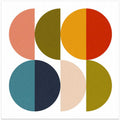 Mid Century Geometric Color Play 2