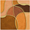 Calm Shapes Orange Gold