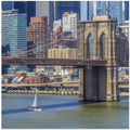 Art Prints of NEW YORK CITY Brooklyn Bridge & Manhattan Skyline