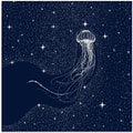 Art Prints of Starry Jellyfish