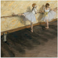 Dancers Practicing At the Barre