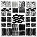 Black and White Squiggle Grid 1
