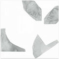 Abstract Delicate Grey Shapes On White Background 2