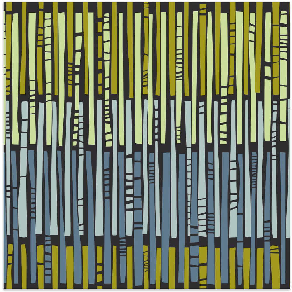 City life geometrics beams moonless night pattern