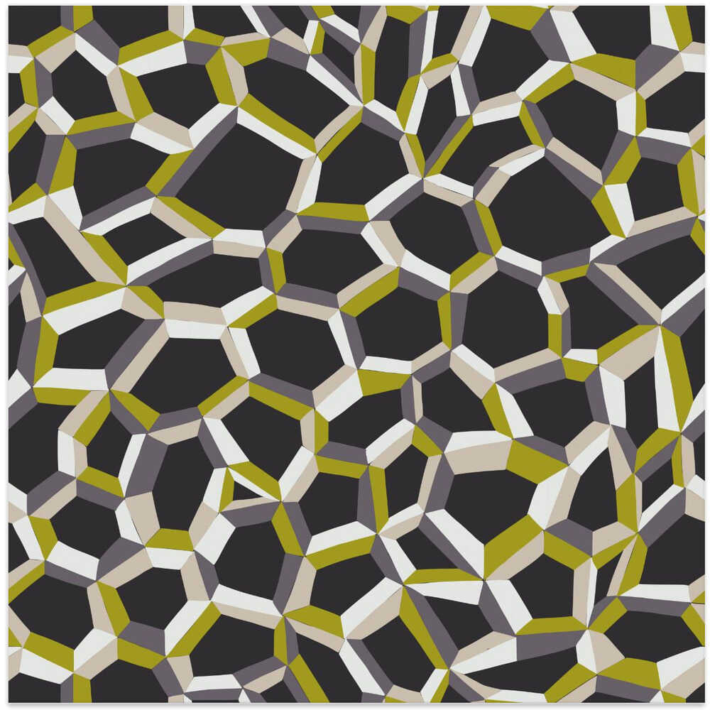 City life connections moonless night pattern