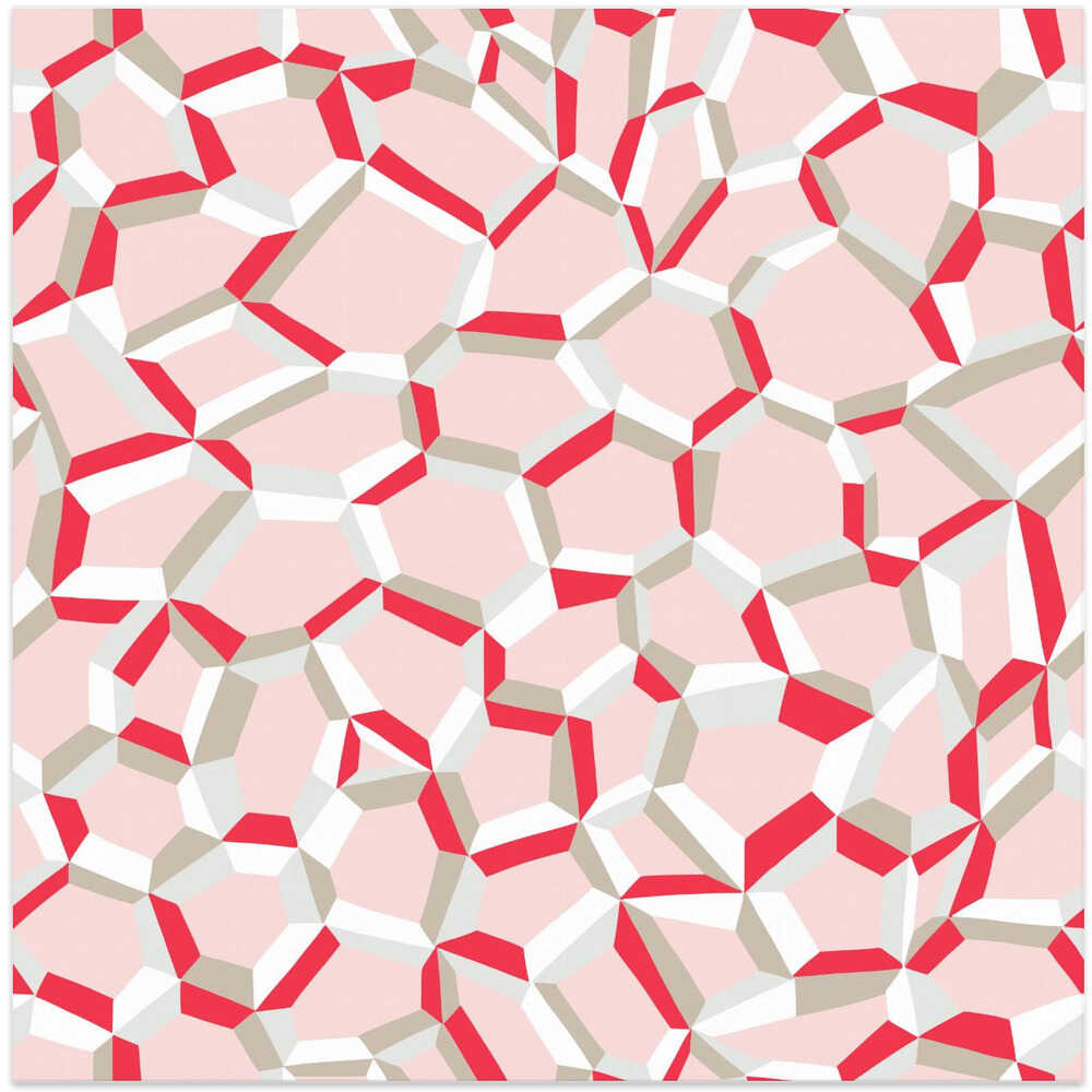 City life connections pearl pink pattern