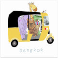 Jungle Animals Take a Ride in a Bangkok Tuk Tuk by Carla Daly