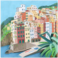 Riomagiore Coastal Village, Italy by Artist Carla Daly