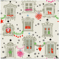 X-Mas Winter windows pattern