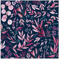 Eucalyptus Leaves Pattern Dark Pink