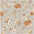 Floral Bouquets Pattern Sepia