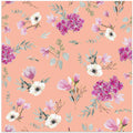 Floral Bouquets Pattern Coral and Pink