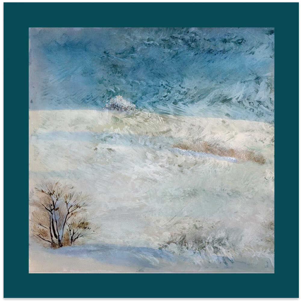 Winter Scene: Christmas Tree Vintage Style 2