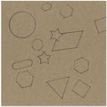 Shapes on Kraft Paper