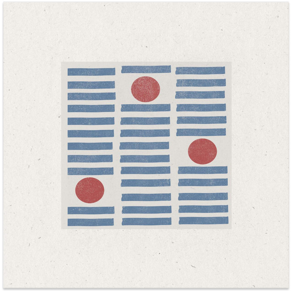 Red Circles, Blue Lines