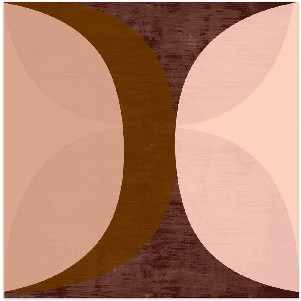 Modern Mocha Abstract Shapes 6