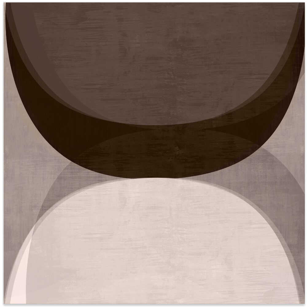 Modern Mocha Abstract Shapes 2