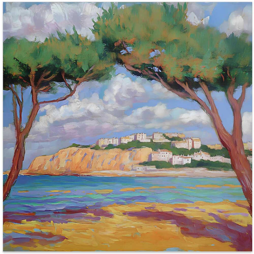 Cypress Trees On the Beach