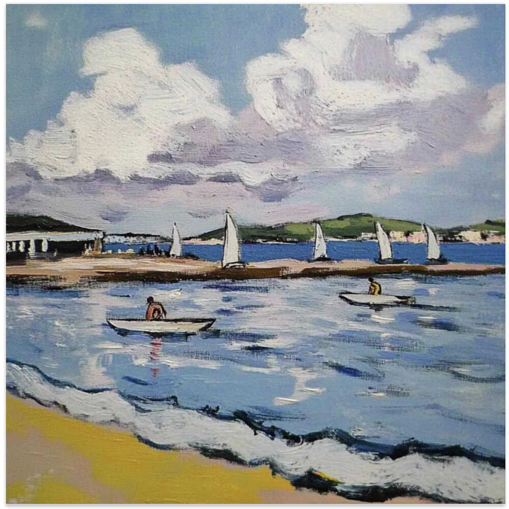 Sailboats On the Beach