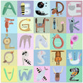 Cartoon Alphabet Animal Letters by Carla Daly