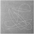 Abstract White Lines On A Gray Background