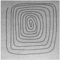 Spiral Pattern Drawn In Continuous Loops