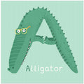 Alligator Shaped Like The Letter 'A'