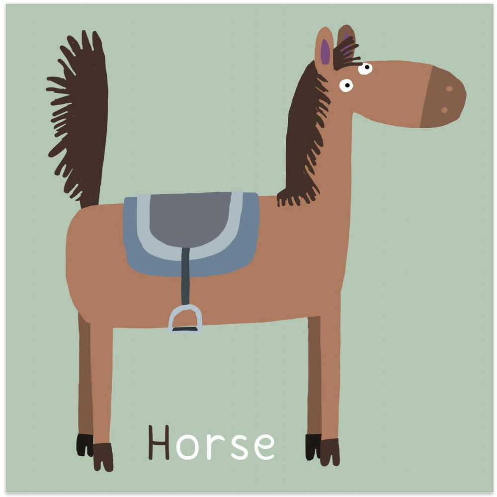 Cheerful Horse Drawing
