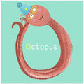 Cheerful Octopus With Glasses